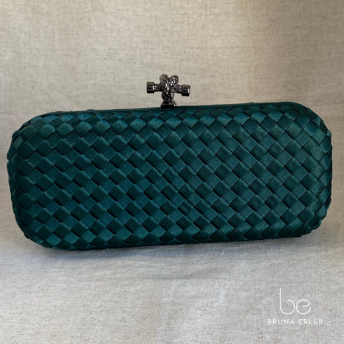 clutch verde esmeralda